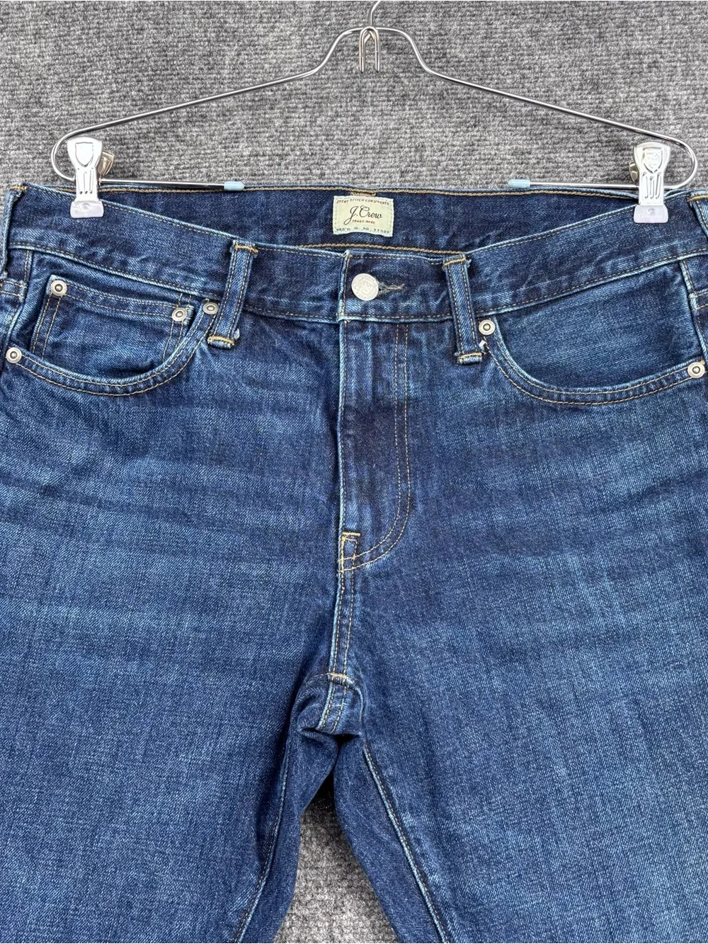 J Crew 484 Slim Stretch Jeans Men’s 33X32* Preppy Casual 100% Cotton